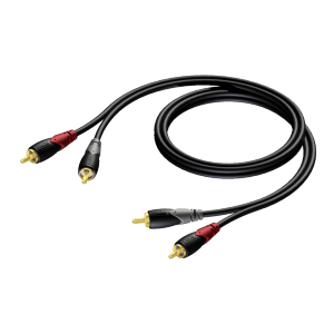 PROCAB CLA800/1.5 2 x RCA/Cinch male - 2x RCA/Cinch male 1,5 meter
