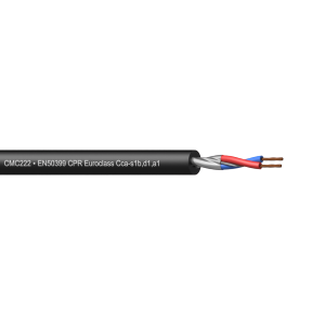 Procab CMC222-CCA/1 Balanced microphone kabel - flex 2 x 0.34 mm2 - 22 AWG - EN50399 CPR Eurocl