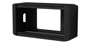 CAYMON CASY 034/B CASY on-wall chassis - 4 space Black