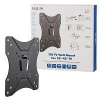 Uchwyt ścienny LogiLink do telewizora LCD/LED tilt 12°/+3° VESA 200x200, 23-42 cale