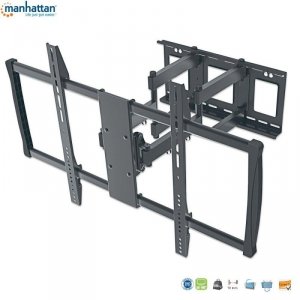 Uchwyt ścienny LCD/LED Manhattan ICA-PLB 221BK 60-100 cali regulowany, czarny