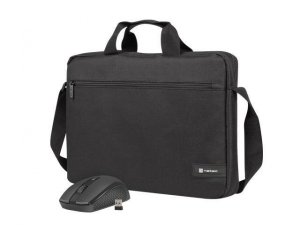 Torba na notebooka Natec Wallaroo 2 Czarna 15,6 cali + mysz bezprzewodowa