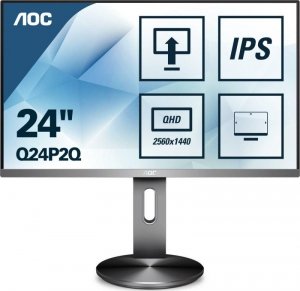 Monitor AOC 23,8 cali Q24P2Q VGA HDMI DP 4xUSB 3.1 głośniki