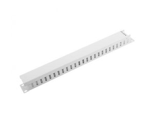 Organizer kabli Lanberg AK-1201-S 19 cali 1U z zaślepką - typ A szary