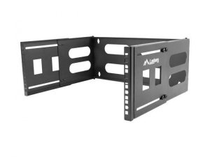 Uchwyt ścienny rack Lanberg 19 cali 4U 497x400/240 czarna