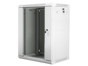 Szafa instalacyjna Rack wisząca 19 cali 15U 600x450 szara Lanberg (flat pack)