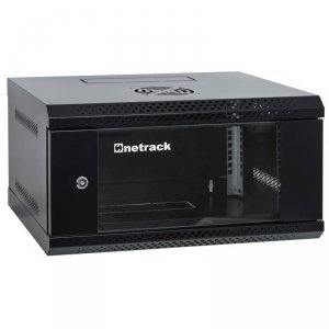 Szafa serwerowa wisząca RACK 19 cali 4U 400mm Netrack ECO-Line czarna
