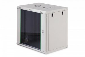 Digitus Szafa sieciowa wisząca Dynamic 19 12U rack 607x600x450mm, drzwi szyba, szara, niezłożona, 60kg