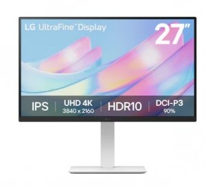 LG Electronics Monitor komputerowy 27 cali 27US550-W