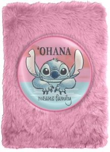 Kids Euroswan Pamiętnik notatnik pluszowy Stitch