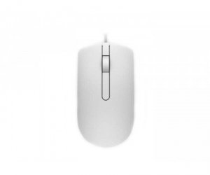 Dell Przewodowa mysz optyczna USB biała MS116