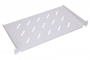 Extralink Półka rack 1U do szaf wiszących szara 25cm