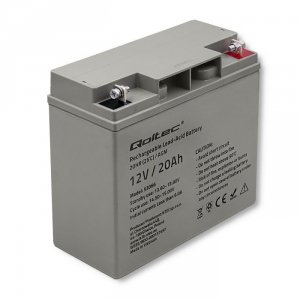 Qoltec Akumulator AGM | 12V | 20Ah | max. 300A