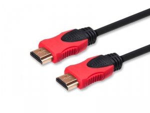 Savio Kabel HDMI (M) v2.0, 5m, miedź, czarny, złote końcówki, ethernet/3D, CL-113