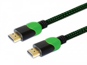Savio Kabel HDMI 2.0 dedykowany do XBOX zielono-czarny 1,8m, GCL-03