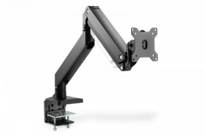 Digitus Ramię biurkowe pojedyncze z zaciskiem, 1xLCD, max. 35 cali, max. obciążenie 15kg, ze sprężyną gazową
