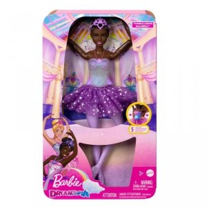 Mattel Lalka Barbie Dreamtopia Baletnica Magiczne światełka Brunetka