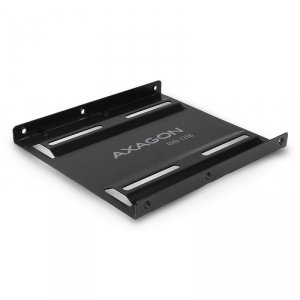 AXAGON RHD-125B Ramka metalowa do montażu 1x 2.5 cali HDD w pozycji 3.5 cali Czarna