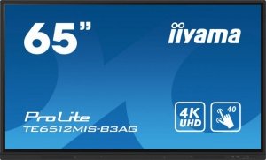 IIYAMA Monitor interaktywny 65 cali ProLite TE6512MIS-B3AG,40pkt,IPS,4K,24/7