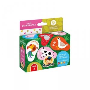 CzuCzu Książeczka Moje zwierzątka 12m+