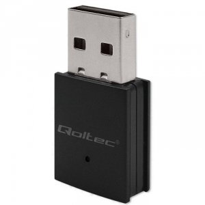 Qoltec Adapter bezprzewodowy Ultra szybki mini WiFi Standard AC | BT 4.0USB | 600Mbps