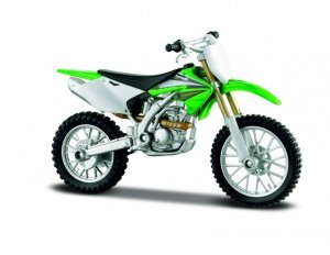 Maisto Model metalowy Kawasaki KX 250F z podstawką 1/18