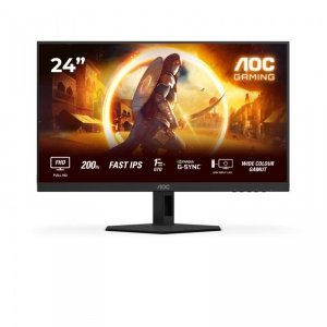  AOC Monitor komputerowy 24G4HRE 23.8 cala Fast IPS 200Hz HDMIx2 DP Głośniki