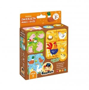 CzuCzu Puzzle zwierzęta małe i duże
