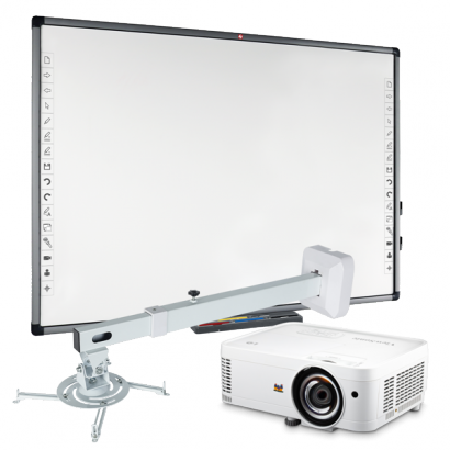 Avtek VS4000EDU (Avtek TT-Board 80 + ViewSonic PS02X-EDU + Avtek WallMount 1200) zestaw 