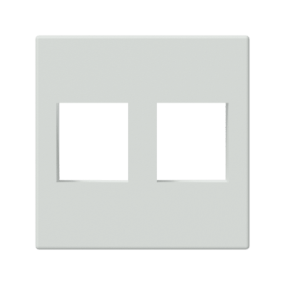 Procab CP45KS2/W Connection plate Keystone 45 x 45 mm Biały