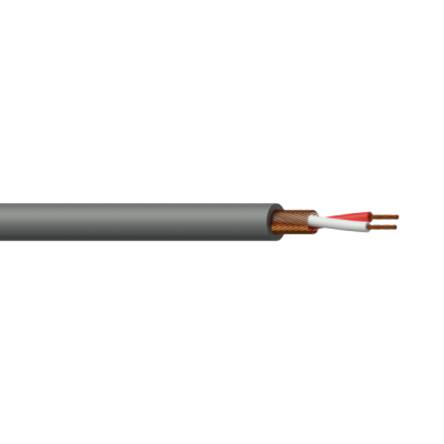 Procab MC105G/1 Balanced microphone cable - flex 2 x 0.125 mm? -  26 AWG 100 meter, grey