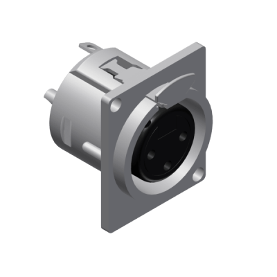 Procab VC3FDL Panel connector - 3-pin xlr female  Connector