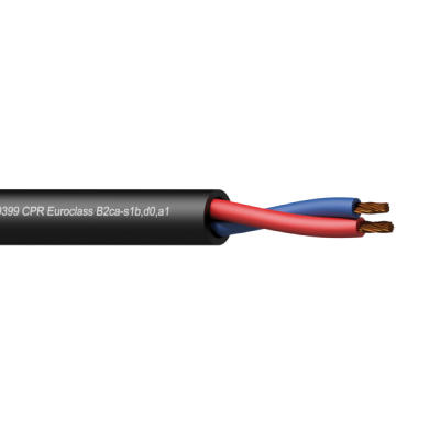 Procab CLS225-B2CA/3 Loudspeaker kabel - 2 x 2.5 mm2 - 13 AWG -  EN50399 CPR Euroclass B2ca-s1b,