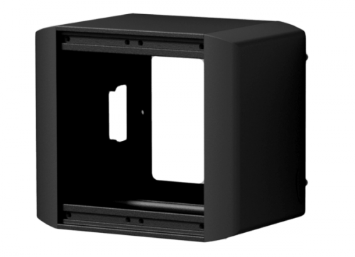 CAYMON CASY 032/B CASY on-wall chassis - 2 space Black