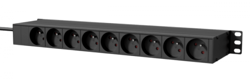 CAYMON PSR269FS/B 19 cali listwa zasilająca - French 6 x front sockets + 9 x rear sockets - D