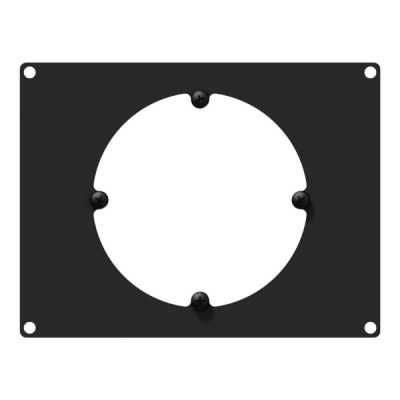 CAYMON CASY 304/B Zaślepka z otworem na panel naścienny o szerokości 3 modułów