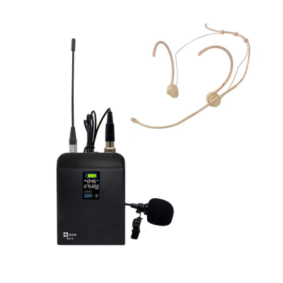 Zestaw bezprzewodowy z nadajnikiem bodypack Avtek WM 1B