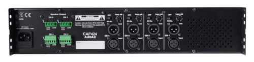 AUDAC CAP 424 Czterokanałowy wzmacniacz mocy 4 x 240W 100V
