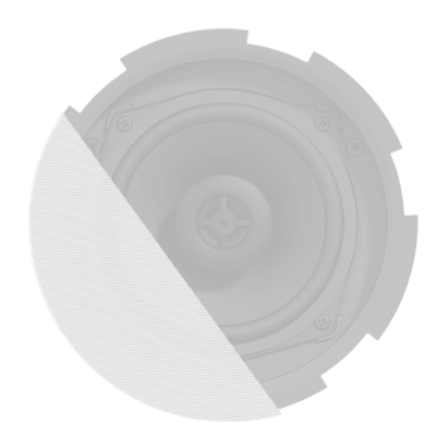  Głośnik głośniki AUDAC GLI 05/OB Front grill for CIRA5 and CALI4 series speakers with cloth & outdoor treatment Black