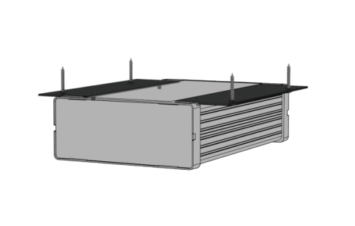AUDAC MBS 103 R Setup box installation accessories Mounts three units into a 19” equipment rack (1 HE)