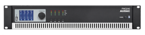 AUDAC PMQ 240 Wave Dynamics™ quad-channel 100V power amplifier