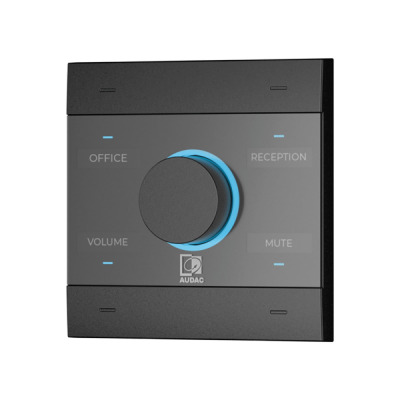 AUDAC NCP105/B Uniwersalny panel sieciowy PoE wersja czarna