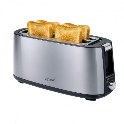 Toster ALPINA 1400w srebrny