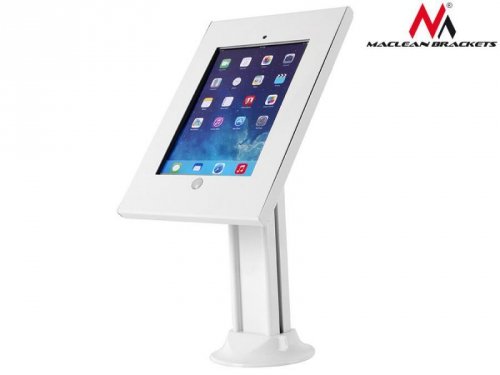 Uchwyt, stojak reklamowy Maclean MC-677 do tabletu biurkowy z blokadą iPad 2/3/4/Air/Air2