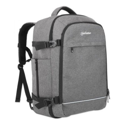Plecak do notebooka Manhattan 17.3 cale 40l podróżny szary