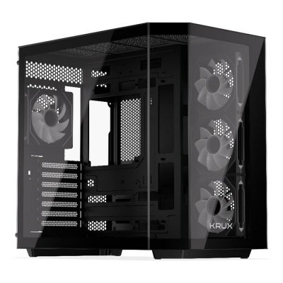 Obudowa KRUX Empero ATX, z oknem, bez zasilacza, czarna
