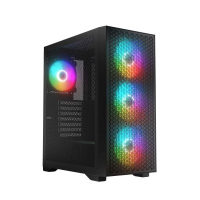 Obudowa komputerowa LOGIC DART PRO ARGB MIDI USB 3.0 x 2 USB-C x 1 czarna