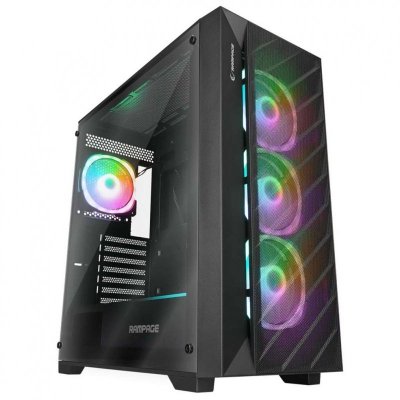 Obudowa Rampage PRIME Mesh 4x wentylator ARGB + hub E-ATX