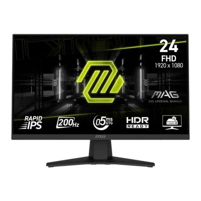 Monitor komputerowy  MSI 23,8 cali MAG 244F Rapid IPS FHD 200Hz HDMI DP
