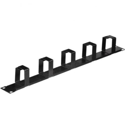 Organizator kabli 19&#039;&#039;/1U - czarny Netrack